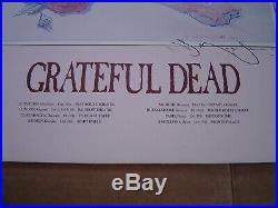 Vintage 1981 Grateful Dead Poster Litho Signed By Stanley Mouse 22x 28 Europe