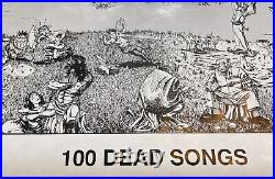 Vintage 1981 Relix The Grateful Dead 100 Songs Collectible Poster READ