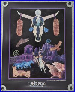 Vintage 1996 Jerry Garcia Estate VIVA GARCIA Poster GRATEFUL DEAD 30 x 24