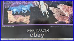 Vintage 1996 Jerry Garcia Estate VIVA GARCIA Poster GRATEFUL DEAD 30 x 24