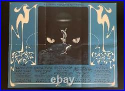Vintage Bill Graham Grateful Dead, Santana, CCR Fillmore West 287 Music Poster