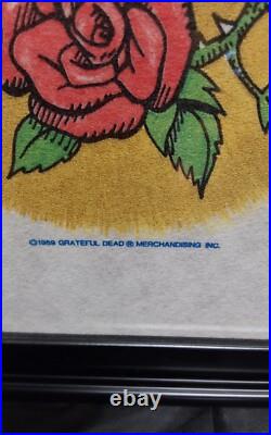 Vintage Felt Grateful Dead 1989 Artwork Test Print Pellon