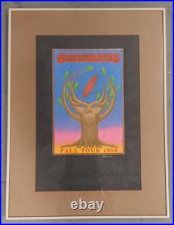 Vintage Felt Grateful Dead Fall Tour 1989 Artwork Test Print Pellon