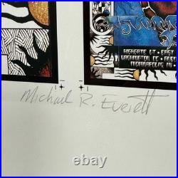 Vintage GRATEFUL DEAD 1995 SUMMER TOUR Poster M Everett AP Signed and Numbered