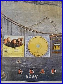 Vintage GRATEFUL DEAD Poster DEAD SET Huge 55x39 San Francisco Golden Gate RARE