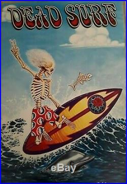 Vintage! Grateful Dead DEAD SURF Relix Poster 22 x 35