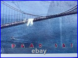 Vintage Grateful Dead Poster DEAD SET 54x38 San Francisco 1981 Golden Gate HUGE