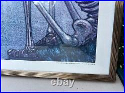 Vintage Grateful Dead Poster DEAD SET 54x38 San Francisco 1981 Golden Gate HUGE