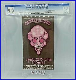 Vintage Grateful Dead Rock Concert 1968 Grande Ballroom CGC 9.0 Hard 8s Magic