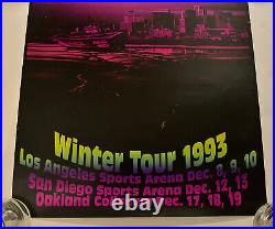 Vintage Grateful Dead Winter Tour 1993 Poster Parking Lot Original Exc+++