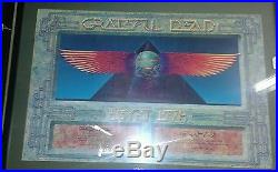 Vintage Greatful Dead 1978 Ggypt Concert Poster Original