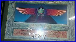 Vintage Greatful Dead 1978 Ggypt Concert Poster Original