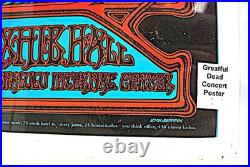 Vintage Rick Griffin Grateful Dead Poster 2nd Print