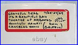 Vintage Rick Griffin Grateful Dead Poster 2nd Print