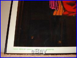 Vintage velvet GRATEFUL DEAD blacklight poster BLUES For ALLAH Philip Garris