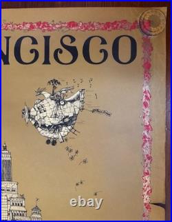 Vtg 1967 Summer of Love San Francisco J Michaelson Sparta Poster Grateful Dead