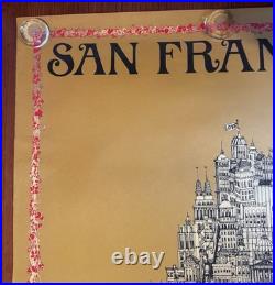 Vtg 1967 Summer of Love San Francisco J Michaelson Sparta Poster Grateful Dead