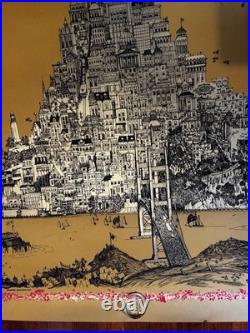 Vtg 1967 Summer of Love San Francisco J Michaelson Sparta Poster Grateful Dead