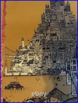 Vtg 1967 Summer of Love San Francisco J Michaelson Sparta Poster Grateful Dead