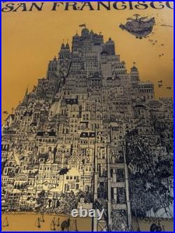 Vtg 1967 Summer of Love San Francisco J Michaelson Sparta Poster Grateful Dead