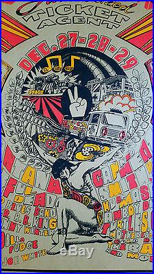 Vtg 1969 Miami Rock Festival Grateful Dead, Santana and More