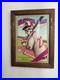 Vtg 1992 Grateful Dead Spring Tour Promo Art Print Poster Framed 14x18.5 Rare