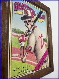 Vtg 1992 Grateful Dead Spring Tour Promo Art Print Poster Framed 14x18.5 Rare Vtg 1992 Grateful Dead Spring Tour Promo Art Print Poster Framed 14x18.5 Rare