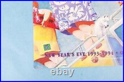 Vtg 1993 Original Grateful Dead Nye Lets Go To Hawaii Instead Concert Poster