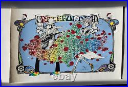 Vtg 2008 Grateful Dead Ad Poster Converse Shoes By Stanley Mouse Dead & Company