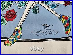 Vtg 2008 Grateful Dead Ad Poster Converse Shoes By Stanley Mouse Dead & Company