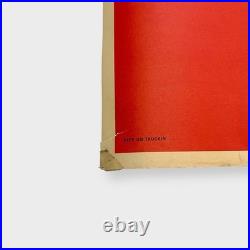 Vtg Original 60s 70s Keep On Truckin' Blacklight Poster, R Crumb Grateful Dead