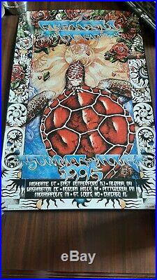 WOW! Grateful Dead 1995 Summer Tour 1995 Numbered and Signed 894/4500 Everett