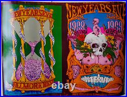 WOW! Grateful Dead Original 1969 UNCUT Lee Conklin BG 152 & BG 153 AOR Poster