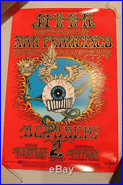 Ween Poster San Francisco 10/15 Rick Griffin grateful dead style ticket 2016
