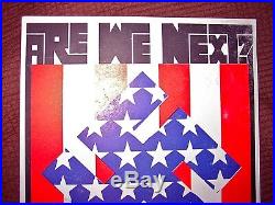 Wes Wilson Are We Next 1965 OP-1 AOR FD BG Poster